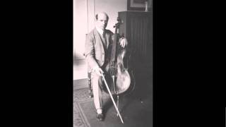 Pablo Casals  2 Allemande from Cello Suite No2 in D minor BWV 1008 By JS Bach [upl. by Aldarcy]