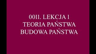 LEKCJA 1  TEORIA PAŃSTWA cz 1  Matura z WOSu 2018 [upl. by Eus]