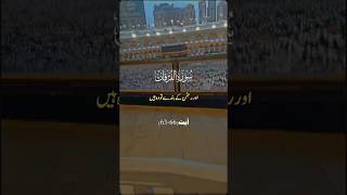 Surah Furqan with urdu Translation viral ytshorts recitation [upl. by Ecirahs]