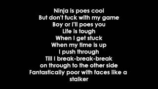 Die Antwoord Enter the Ninja Lyrics [upl. by Cyrano]