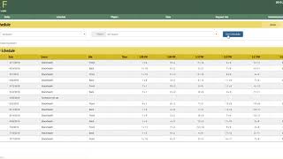 League Setup  Step 7  Creating the Schedule [upl. by Nelram]