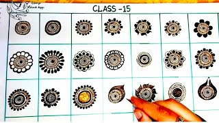 quot CLASS15quot Mastering Henna Basic Spiral Designs Tutorial  Mehndi Designs 2024 [upl. by Starr]