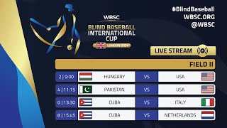 WBSC Blind Baseball International Cup 2024  Field II [upl. by Peggir]