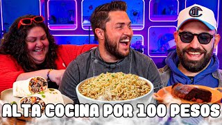 Convertimos 100 pesos en Alta Cocina ft cheflandeta [upl. by Asilla]