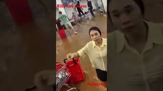 Ghana — China mall is flooded with heavy rainfall [upl. by Hovey]