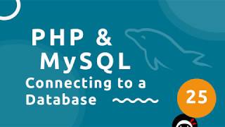 PHP Tutorial amp MySQL 25  Connecting to a Database [upl. by Aroz]