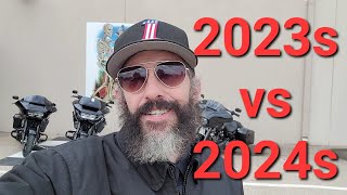 2024 Road Glide and Street Glide vs the 2023 Models texomaharleydavidson [upl. by Chauncey929]