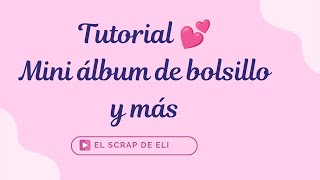 TUTORIAL ALBUM BOLSILLO y decoramos boli para regalar â¤ðŸ˜ [upl. by Drhacir]