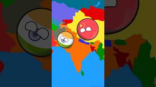 what happened if India and china become friends🤔🤔 countryballcomedy indiancountryball viralshorts [upl. by Gierc]