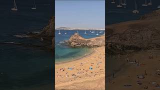 Playa de Papagayo 🏝 Beach in Lanzarote ❤️🇪🇦 beach spain canarias beachlife amazing nature [upl. by Veradis329]