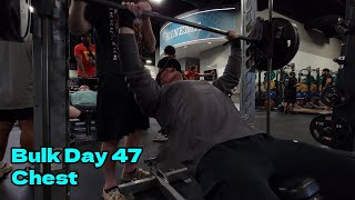 Bulk Day 47  Chest  Locking in after Distractions [upl. by Gereron]