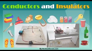 Conductors and Insulators  Examples of Conductors and Insulators [upl. by Notxap]