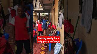 getting ready for a holy party in Congo [upl. by Nawj866]