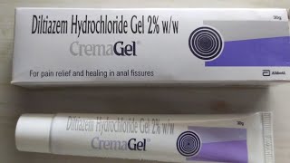 CremaGel Uses  Diltiazem Hydrochloride Gel All Details [upl. by Hosbein]