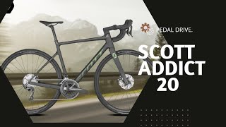 Scott Addict 20 2022 walk around and bike specs in short [upl. by Sadnalor218]