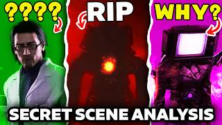 WHAT HAPPENED TO TITAN TV MAN  Skibidi Toilet Episode 77 Secret Scenes Analysis [upl. by Kinelski]