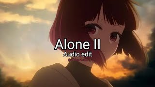 Alone pt2  Alan walker ftAva max Audio edit [upl. by Roach370]