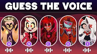 Hazbin Hotel Voice Quiz   Guess The Hazbin Hotel Voice or Song  Alastor Charlie Adam and More [upl. by Audre]