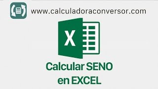 Calcular seno en Excel [upl. by Naahsar]