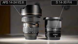 Match Nikkor 1430 f4 S VS 1424 f28 monté sur Nikon Z6 [upl. by Ariaic268]