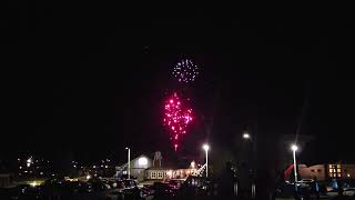 Caraquet City in Canada New Brunswick Fireworks 2024 August 11 [upl. by Yasmine373]