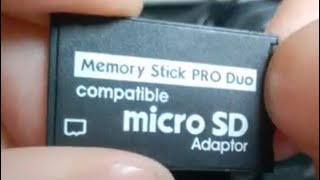 Sony Pro Duo memory card on Windows Desktop [upl. by Arodoet479]