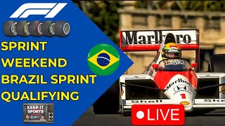 F1 2024 BRAZIL SPRINT WEEKEND SPRINT QUALIFYING LIVE [upl. by Luaped]