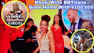 BBTitan Housemates React As Khosi Wins BBTitans 2023 BBNaija BBTitan Winner 2023 [upl. by Antipus316]