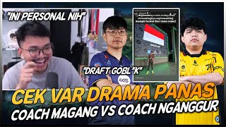 DRAMA PANAS ZEYS VS ADI  MAS ADE CEK VAR DRAFT COACH ADI YANG MEMBUAT ZEYS SINGGUNG ADI [upl. by Avik]