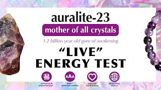 Auralite23 ‘Live’ Chakra Test [upl. by Yrtsed54]