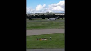 Air Hamburg Embraer Praetor 600 DBALL landing at Edinburgh Airport from Farnborough [upl. by Laise]