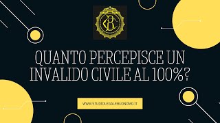 Quanto percepisce un invalido civile al 100 [upl. by Obel973]