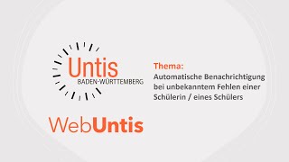 WebUntis Automatische Benachrichtigung der Erziehungsberechtigten [upl. by Gerrard]