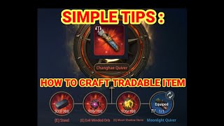 simple tips how to craft tradable item  MIR4 [upl. by Huda736]