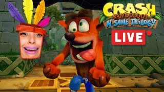 Crash Bandicoot N Sane Trilogy LIVE wCupquake [upl. by Claudie]