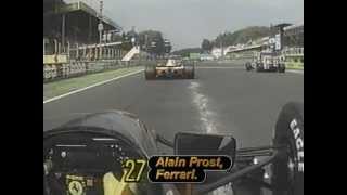 Alain Prost  1991 Italian Grand Prix onboard race start [upl. by Narret]