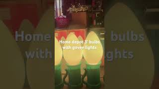 Home depot 3’ bulbs with govee bulbs [upl. by Adnyc883]