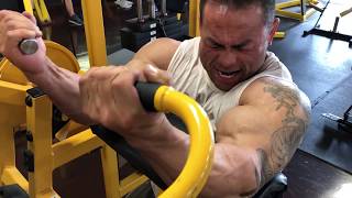 Hidetada Yamagishis 2018 Arnold Classic Preparation ARMS TRAINING [upl. by Botnick]