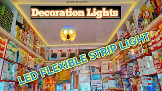 LED Flexible Strip Light  Decoration Lights  led flexible strip light light strip led bulb [upl. by Eneryt740]