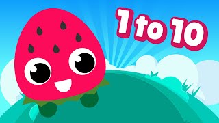 ✋🤚 Count from 1 to 10 Lets Count to ten  Simple Cartoons kidssongs counting [upl. by Acinad]