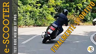 SPORTIVO e CONNESSO Test SCOOTER ELETTRICO 125 NIU MQI GT Evo 14quot [upl. by Maribelle495]