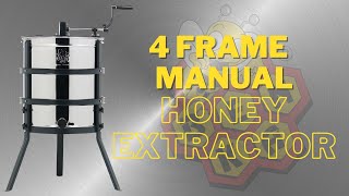 4 Frame Honey Extractor Manual  4 Çerçeveli Bal Süzme Makinesi  benka arıcılık [upl. by Werna]