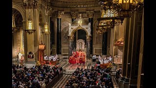 10th Anniversary of Summorum Pontificum  Solemn Pontifical Mass at the Throne [upl. by Nitsruk]