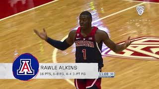 Deandre Ayton Allonzo Trier Rawle Alkins combined to shoot 89 percent from field [upl. by Lihkin415]