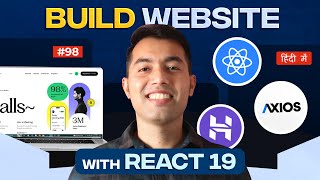 Build a Responsive MultiPage React 19 Website  Dynamic Routes Search Filters Axios API amp Deploy [upl. by Alac]