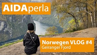 AIDAperla Norwegens Fjorde Vlog 4  Geirangerfjord [upl. by Hege499]