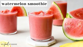 Healthy Watermelon Smoothie Recipe [upl. by Ardussi220]