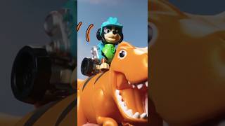 PAW Patrol toys save city hall from destruction 🦖  Toymation shorts [upl. by Nhguav]