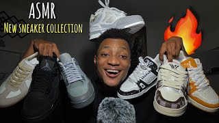 ASMR Shoe Collection New Sneakers 👟🔥 Whispers Tapping amp Scratching [upl. by Ainot]