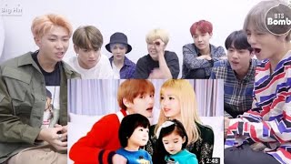 BTS Reaction to l BTS X BLACKPINK COUPLE SHIPS TAELICE [upl. by Matland]